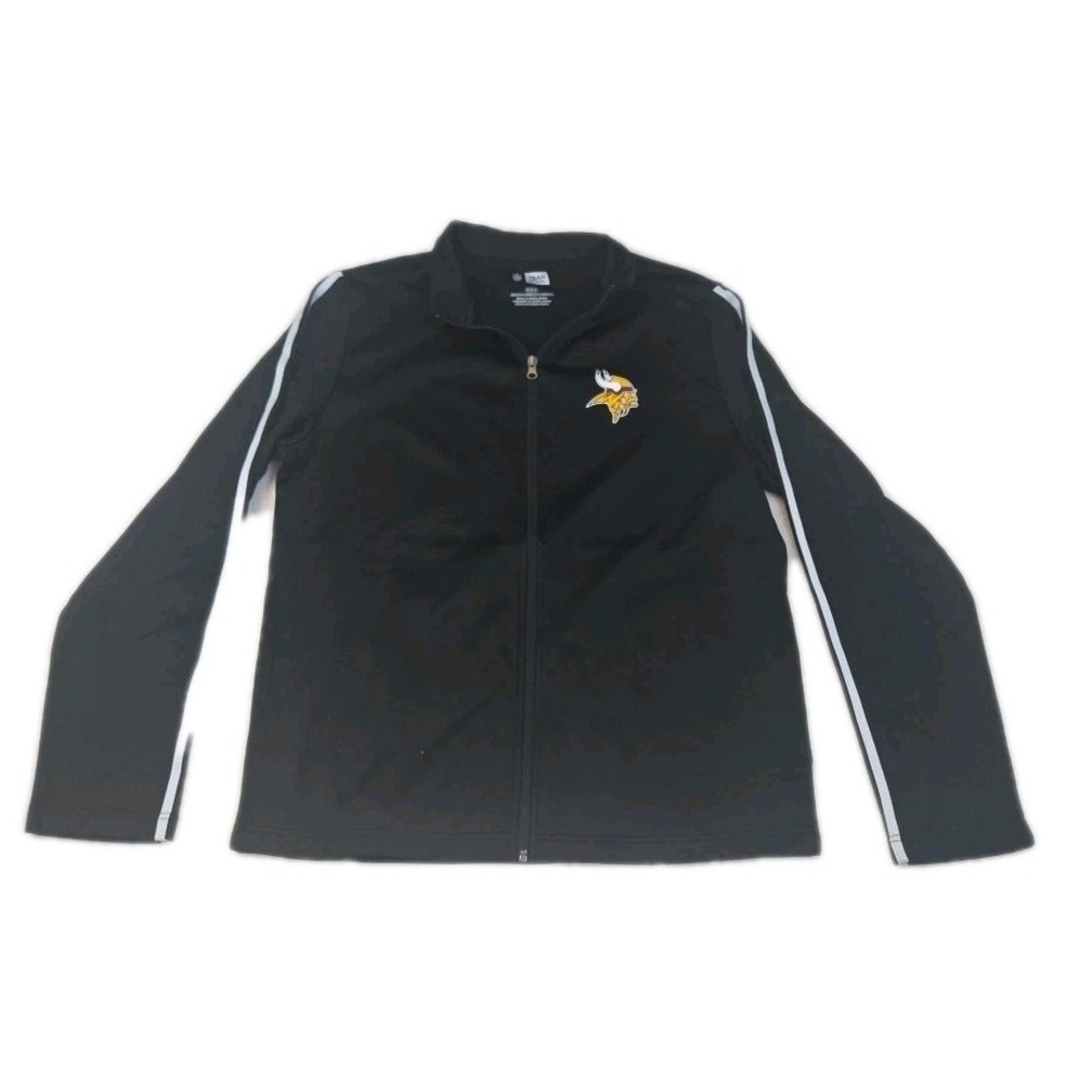 NFL Team Apparel Men's Vikings Full Zip Track Jacket Size M